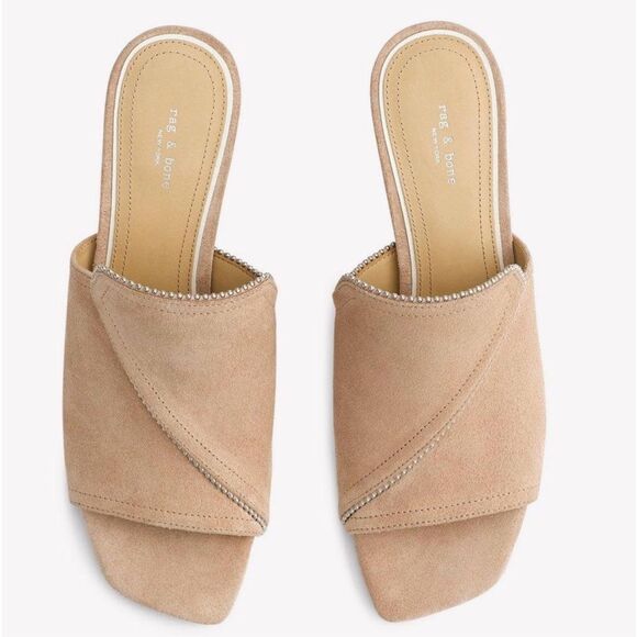 rag & bone Shoes - ✨RAG & BONE Myla Ball-Chain Suede Sz 40 Mules✨